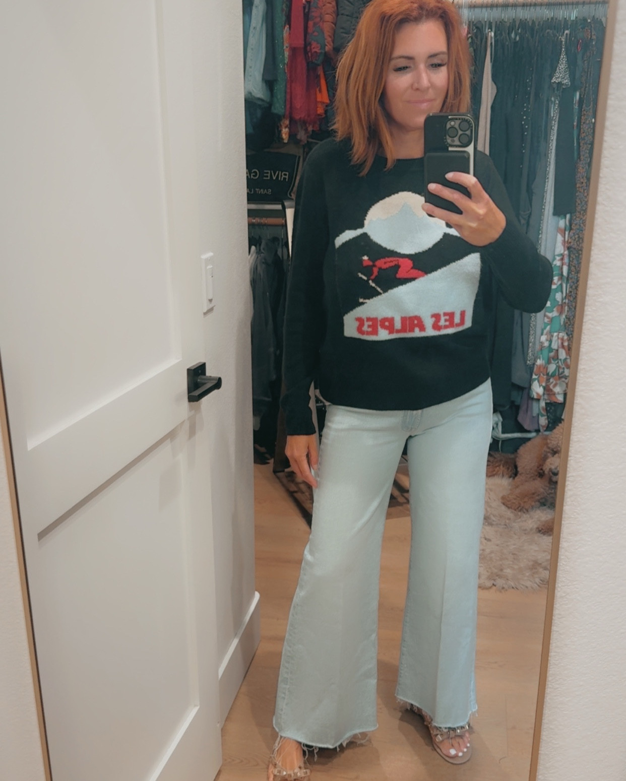 Sweater | wide leg jeans 

Best jeans ever!  Size 27

#LTKOver40 #LTKSeasonal #LTKPetite