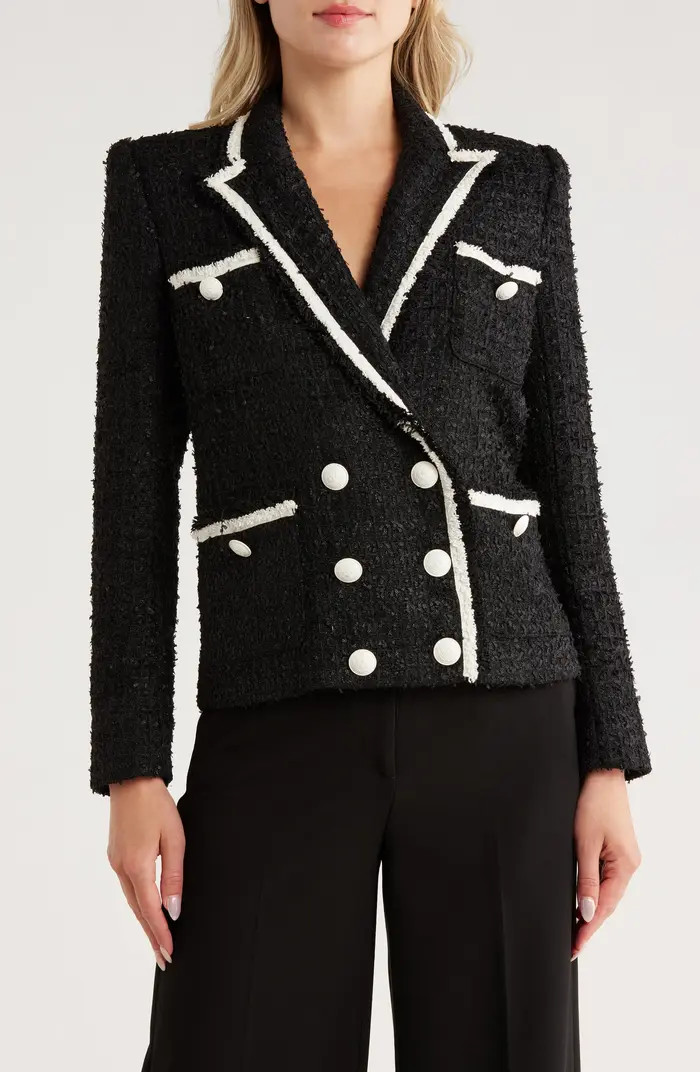 Alectra Double Breasted Tweed Jacket | Nordstrom Rack