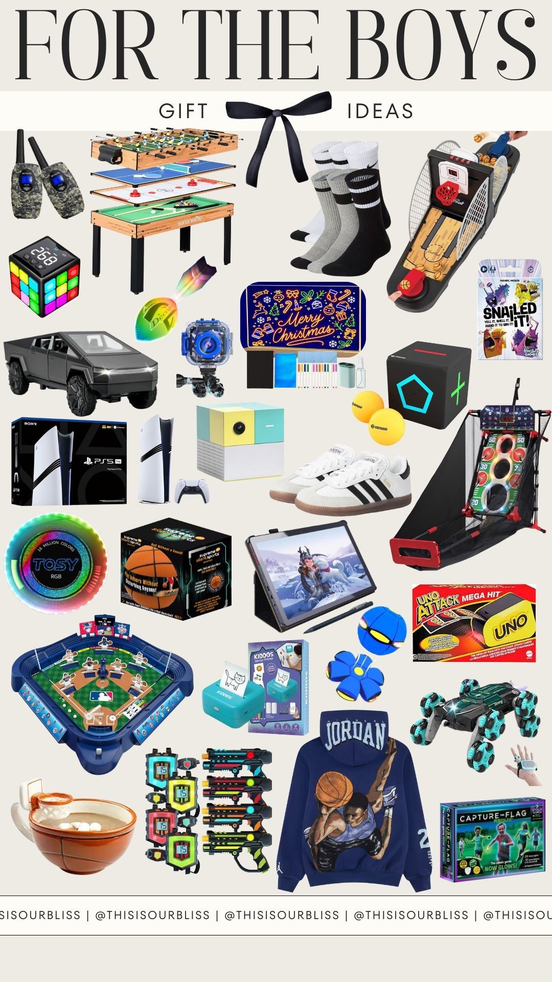 Here are the must-have gifts for boys this season 🎁
If you’re shopping for a boy this year, this guide covers all the top trending gifts from light-up sports games and cool apparel to gaming gadgets, crafts, and budget-friendly finds.

I mixed in affordable options, Amazon bestsellers, and unique gift ideas that are always boy-approved. Perfect for Christmas gifts, last-minute ideas, and stocking stuffers! 

#LTKGiftGuide #LTKFindsUnder50 #LTKKids