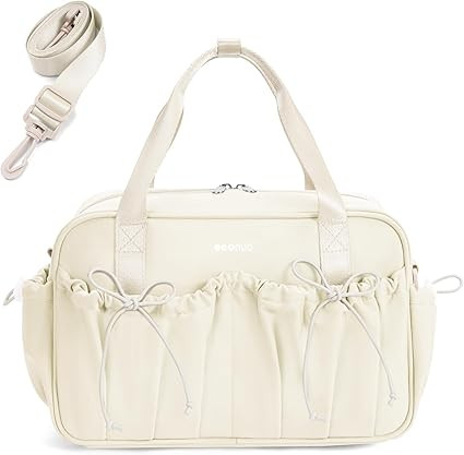 ECOHUB Small Gym Bag for Women, Mini Gym Duffle Bag with Wet Compartment, Bowknot Sports Bag, Cut... | Amazon (US)