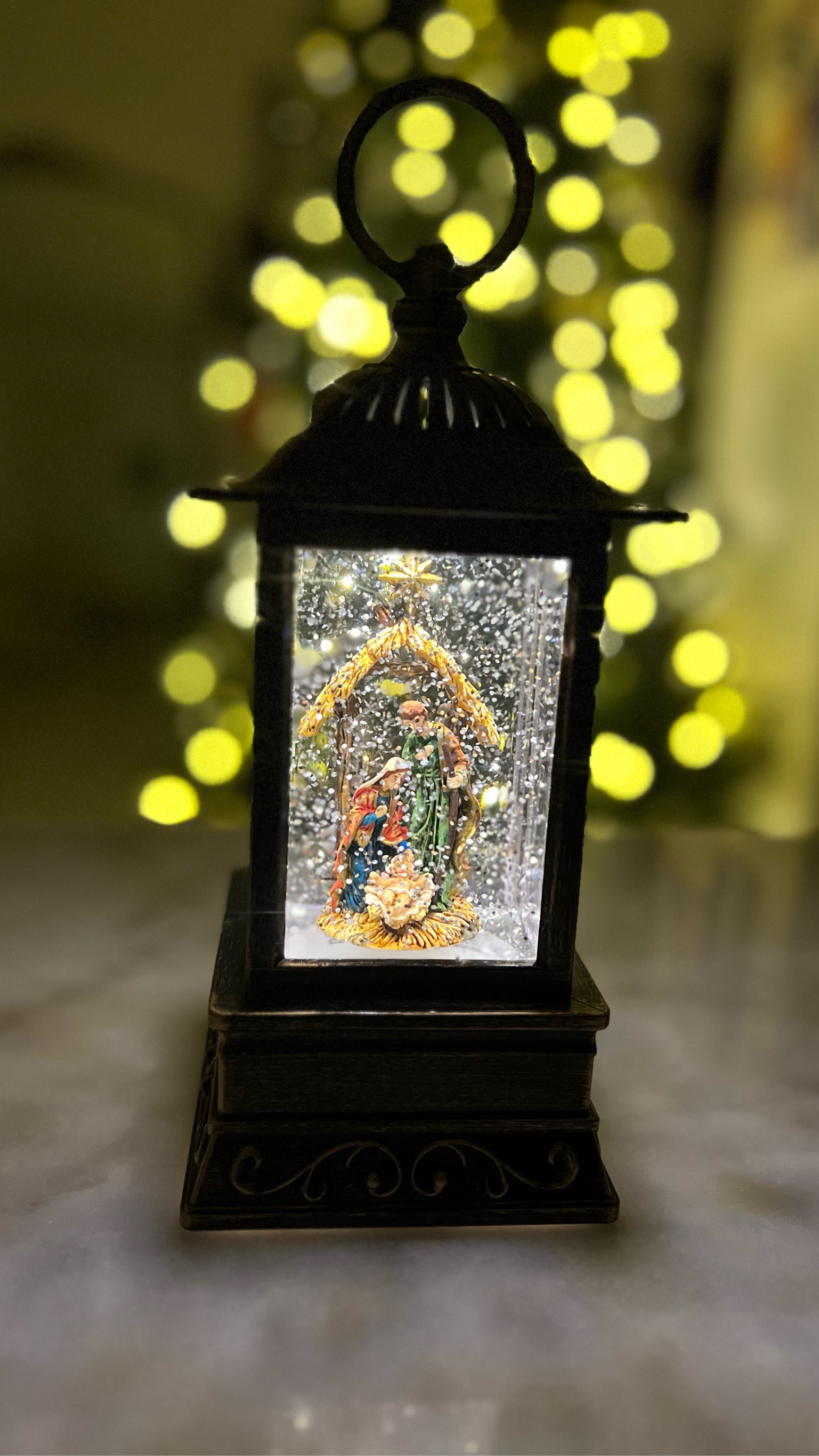 This glitter lantern is absolutely gorgeous! I got this nativity glitter lantern to add to our Christmas decor this year, and we all love it! 

Our 6-year-old son and 8-month-old baby love it so much and get so excited watching the lantern! 

We use either these rechargeable double AA batteries or this portable charger to run the glitter lantern in the middle of a table or the middle of the kitchen counter. 

Christmas decorations, holiday decor, Amazon find, favorite finds

#LTKHome #LTKFamily #LTKHoliday