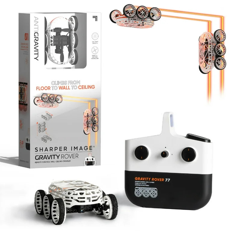Sharper Image® Remote Control Rover Antigravity Floor Wall-Ceiling Crawler, 2.4 GHz Long Range, ... | Walmart (US)