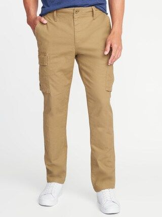 Straight Lived-In Built-In Flex Khaki Cargo Pants for Men | Old Navy (US)