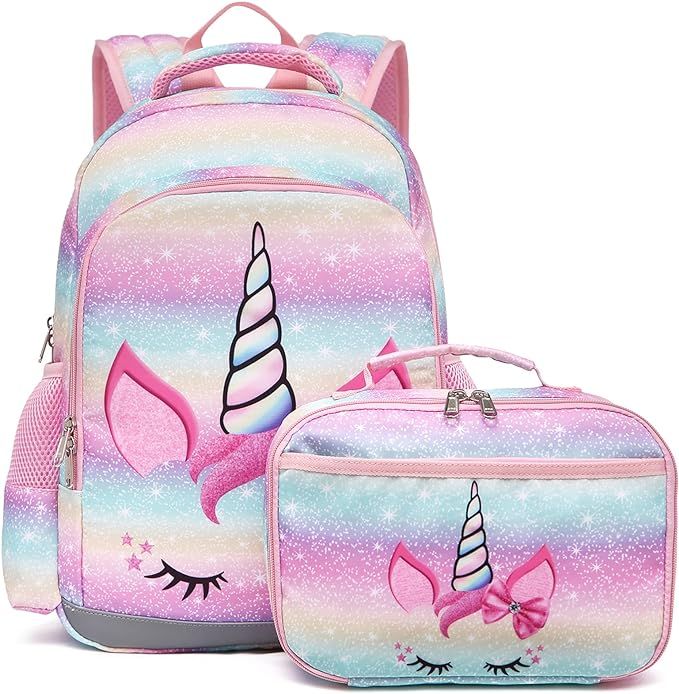 Backpack for Girls,Octsky Kids backpacks Preschool Kindergarten Bookbag Cute Lightweight With Che... | Amazon (US)
