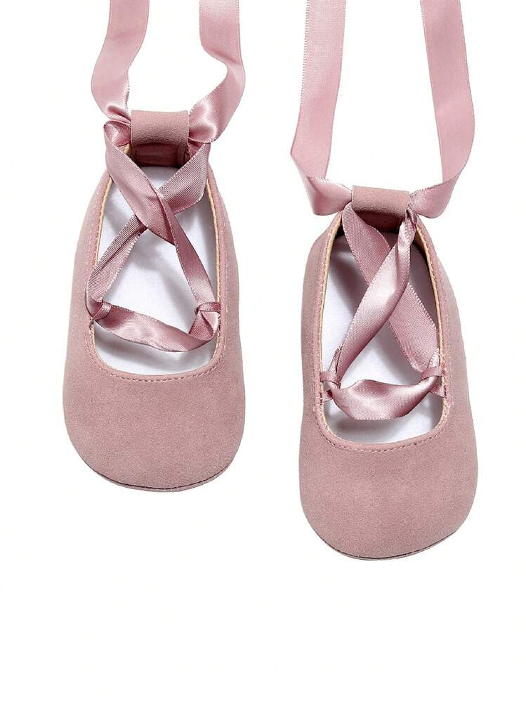 Ribbon tie up shoes  | SHEIN