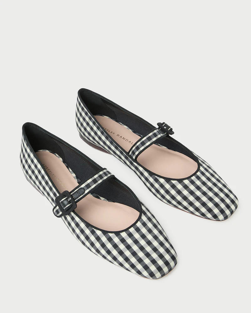 Ginger Black/White Gingham Mary Jane | Loeffler Randall