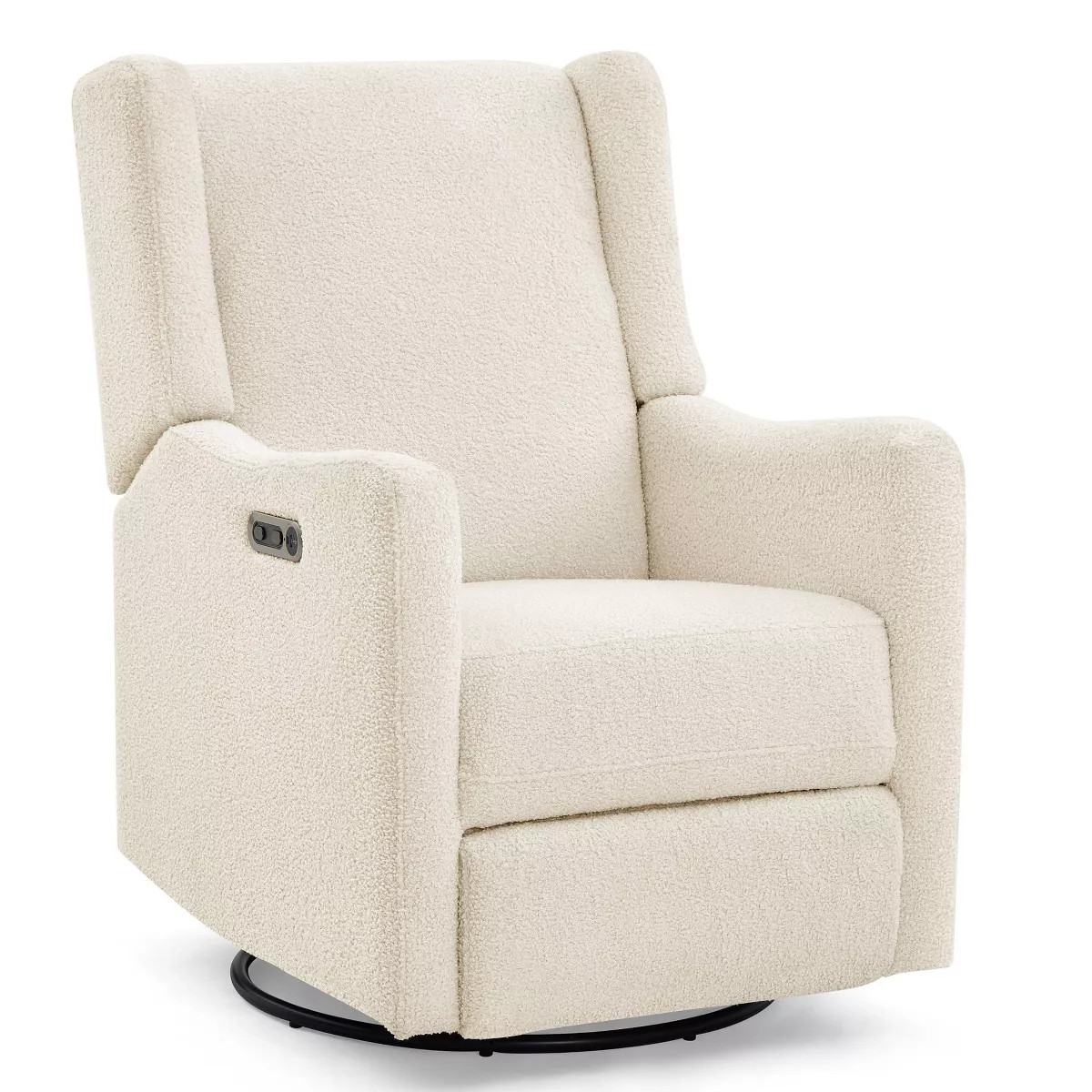 Delta Children Mercer Electronic Power Recliner and Swivel Glider with USB Port - Shell | Target