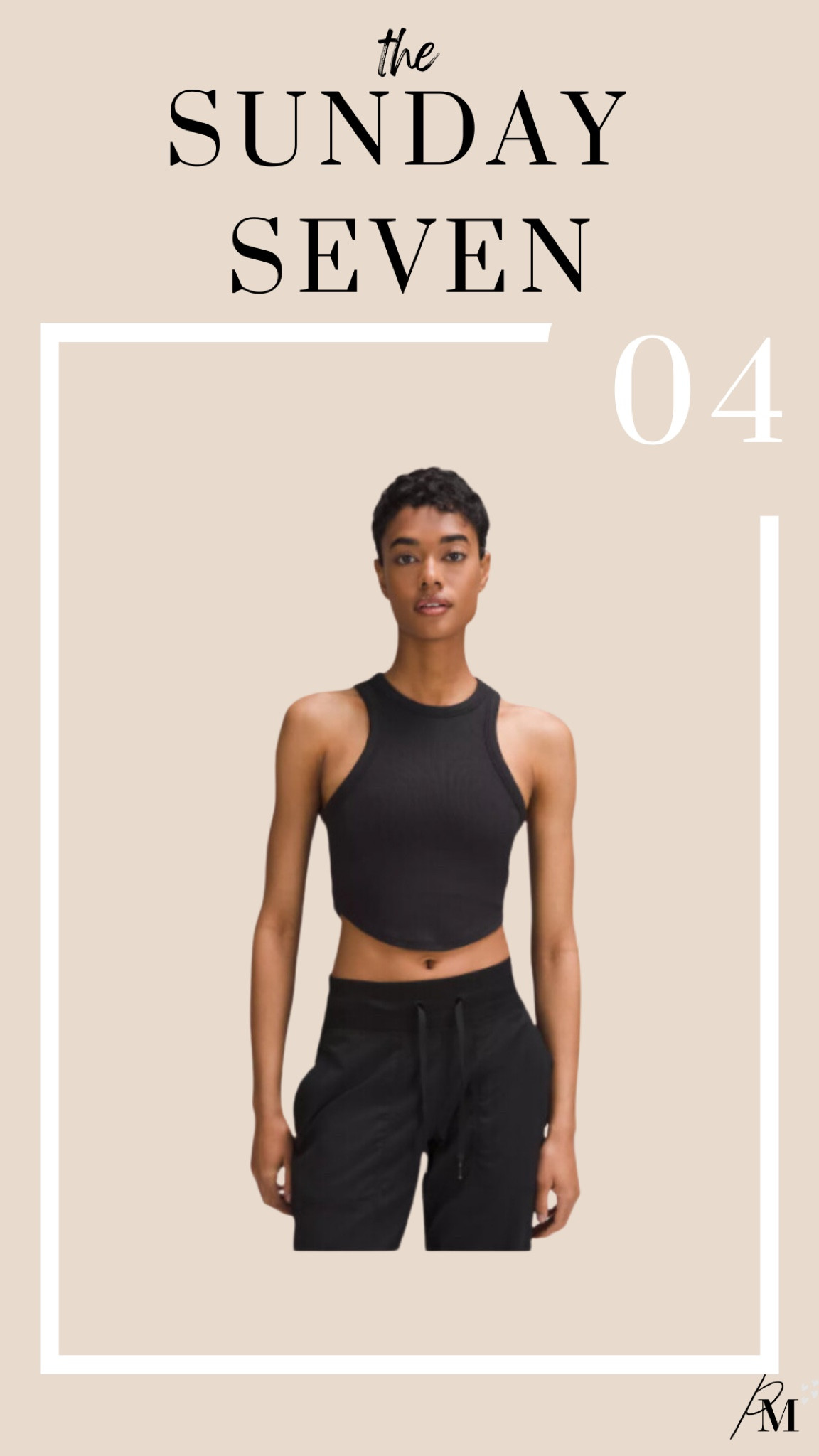 Cropped tank top