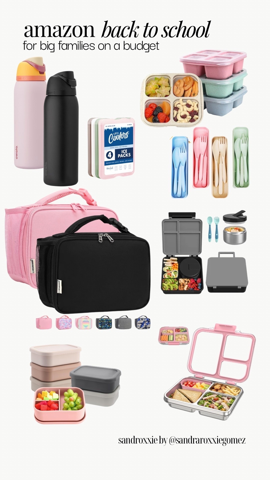 Amazon Back to School for big families on a budget 

lunchboxes, water bottles, bento boxes, and other essentials for back to school

#LTKSaleAlert #LTKKids #LTKmomlife