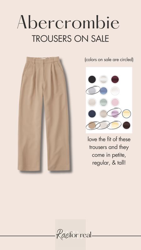 I am soooo in love with these trousers! The fit is so good and comes in tall, petite, and regular lengths. Plus the color options can’t be beat 🙌🏼 love the colors for spring. Sale colors are circled. I wear my true size in long length (I’m 5’8”).


#LTKstyletip #LTKfindsunder100 #LTKSeasonal