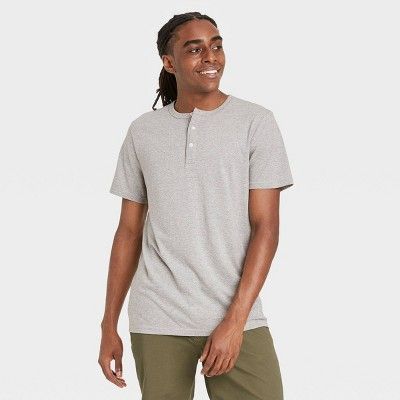 Men's Short Sleeve Henley T-Shirt - Goodfellow & Co™ | Target