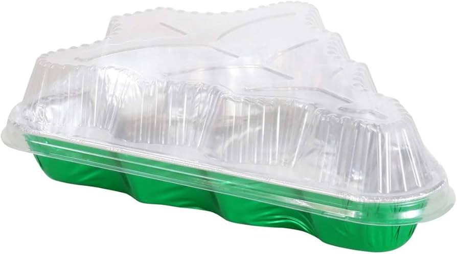 KitchenDance Christmas Tree Aluminum Pan with Plastic Dome Lid - Christmas Baking Pans, Christmas... | Amazon (US)