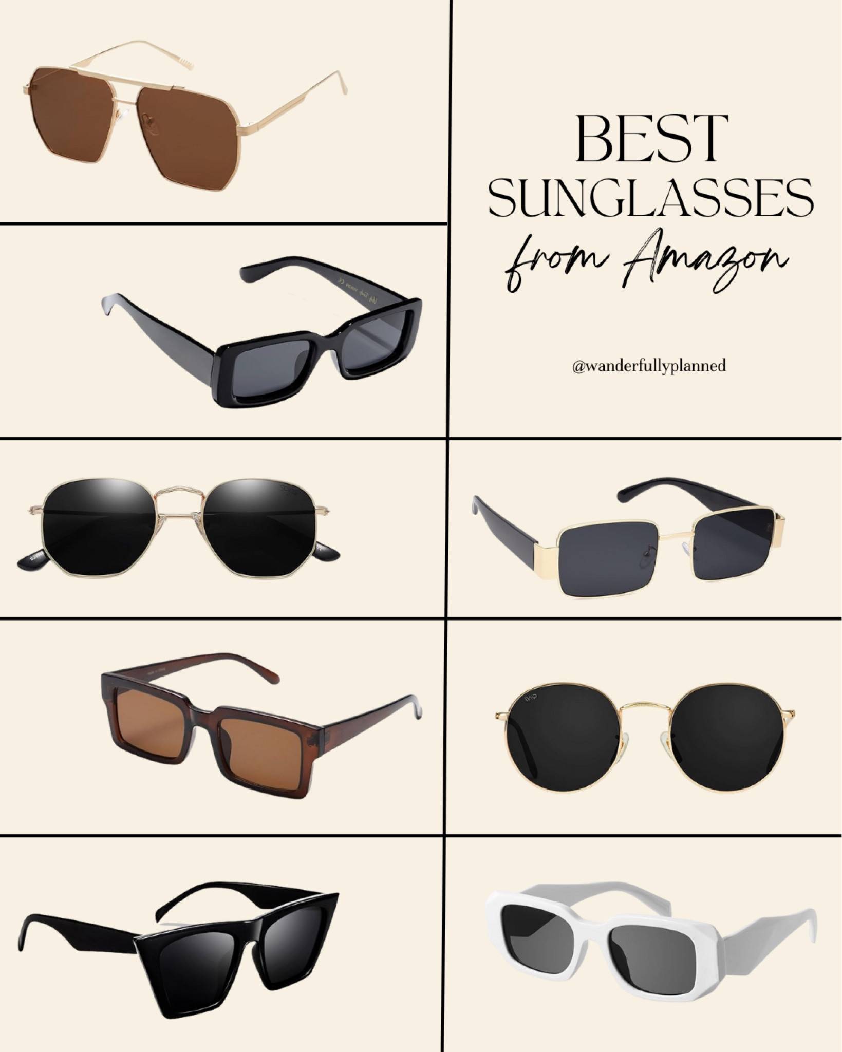 Amazon Sunglasses you need😎 #amazonfinds #amazonsunglasses