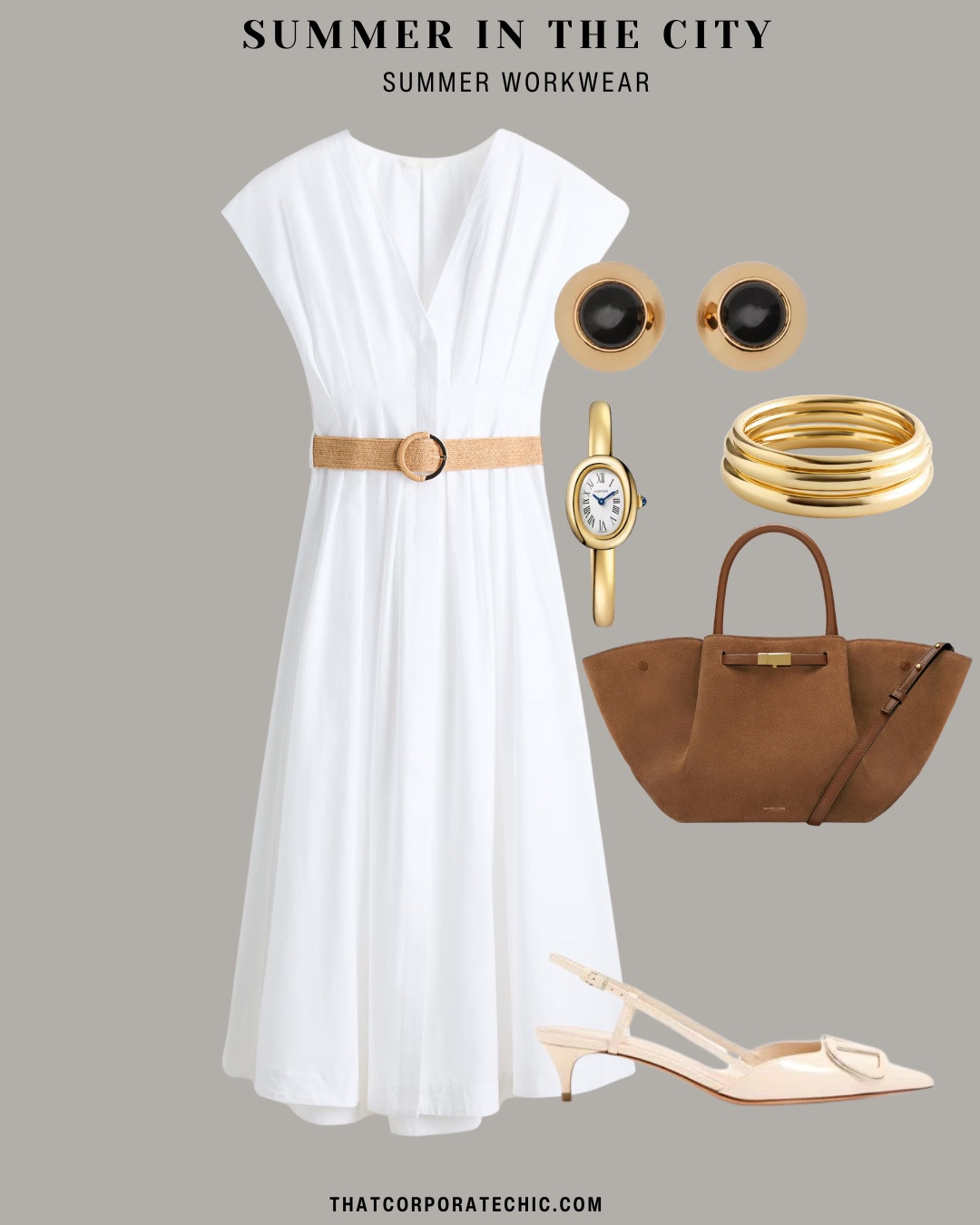 Summer in the city:: summer workwear and casual style


.
.
.
What to wear in summer 
Summer outfit ideas 
Work outfit
Smart casual 
Work look
Summer dressing 
White shirt
Brown dress 
White summer top
White shoes 
Summer shoes 
Classy style

#LTKsummer #LTKworkwear #LTKstyletip