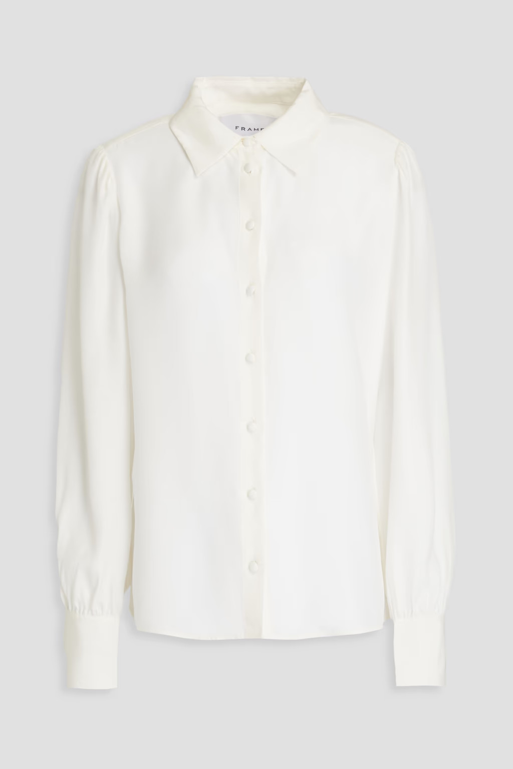 Silk-satin shirt | The Outnet (US and CA)
