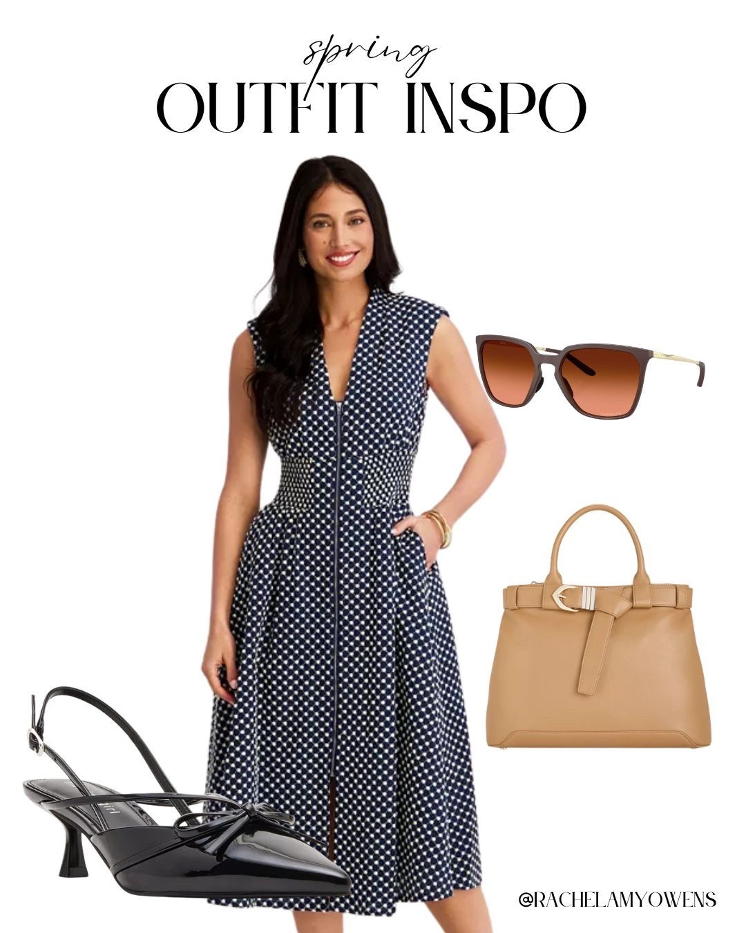 Classic Spring Style

There is something so timeless about a polka dot midi dress for spring! 🌸
I am loving this navy and white silhouette—it’s the perfect blend of sophisticated and playful. I styled it with pointed-toe kitten heels and a structured tan tote to create a look that works perfectly for the office, a spring luncheon, or even a weekend brunch.

To finish the look, I added a pair of chic gradient sunglasses and stacked gold bracelets for a touch of warmth. This outfit feels so polished and put-together while still being incredibly comfortable for all-day wear. It’s a classic ensemble that will never go out of style! 👗✨

#SpringFashion #OOTD #PolkaDots #ClassicStyle #SpringOutfit #StyleInspo #MidiDress #FashionGoals

#LTKootd #LTKgrwm #LTKSeasonal
