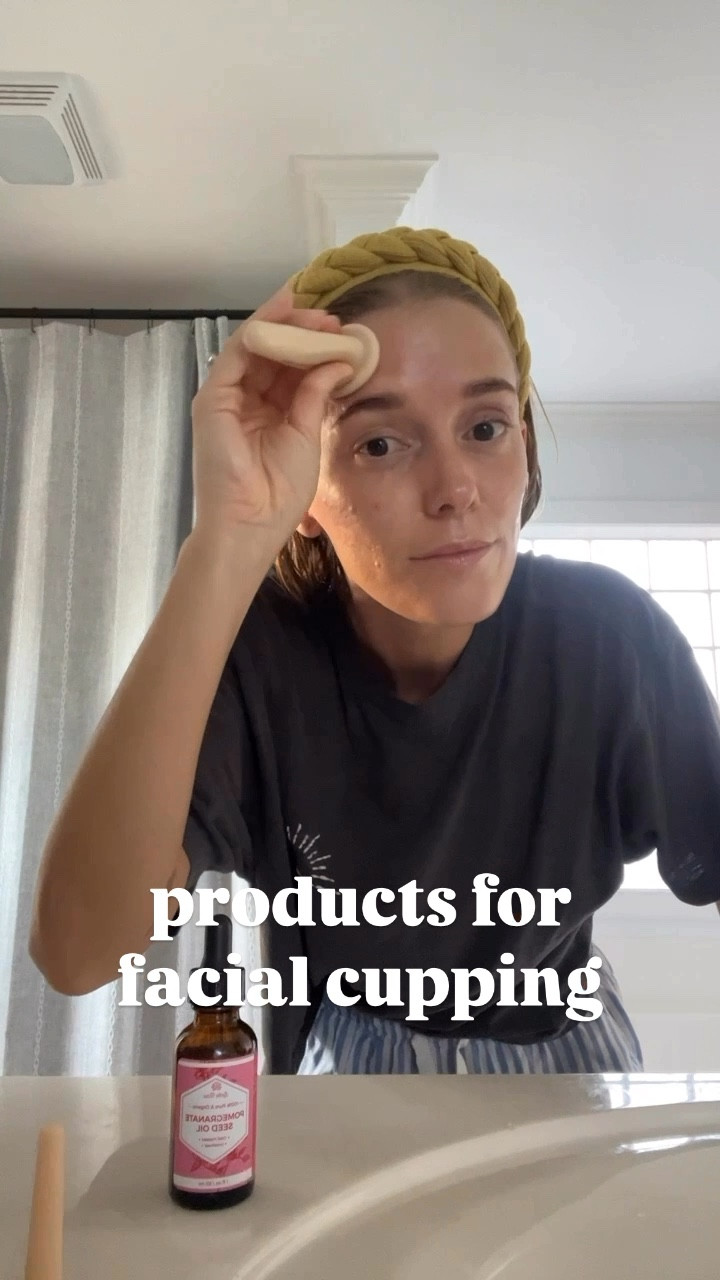 facial cupping helps with lymphatic drainage which helps reduce inflammation and the look of fine lines and wrinkles. steps: cleanse, toner, serum, oil, cupping! 

Leven Rose Discount: amber10
Clearstem Discount: AMBERHOWELL

*be sure to follow a tutorial to properly do the cupping. my favorite account to do so is @kathryn_romine 💗. you can use amber10 for money off her guides and products 

#LTKFindsUnder50 #LTKFindsUnder100 #LTKBeauty