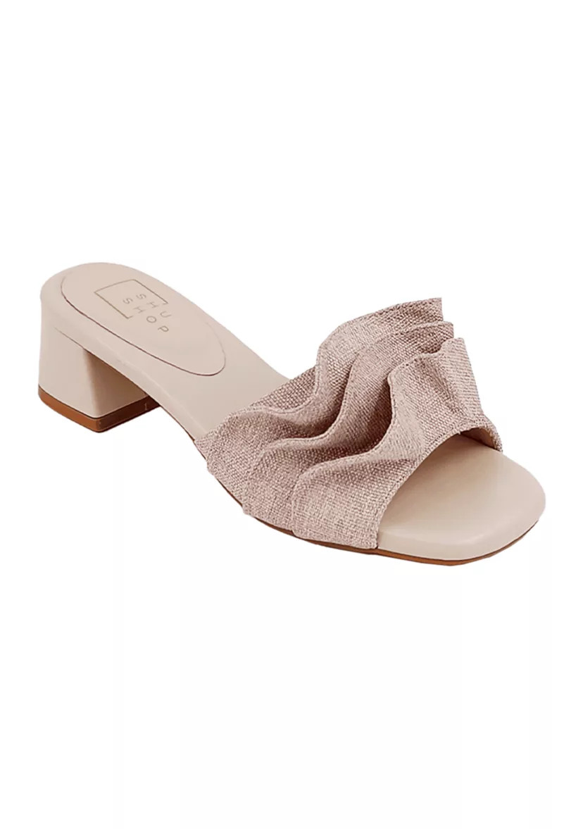 Frances Ruffle Sandals | Belk