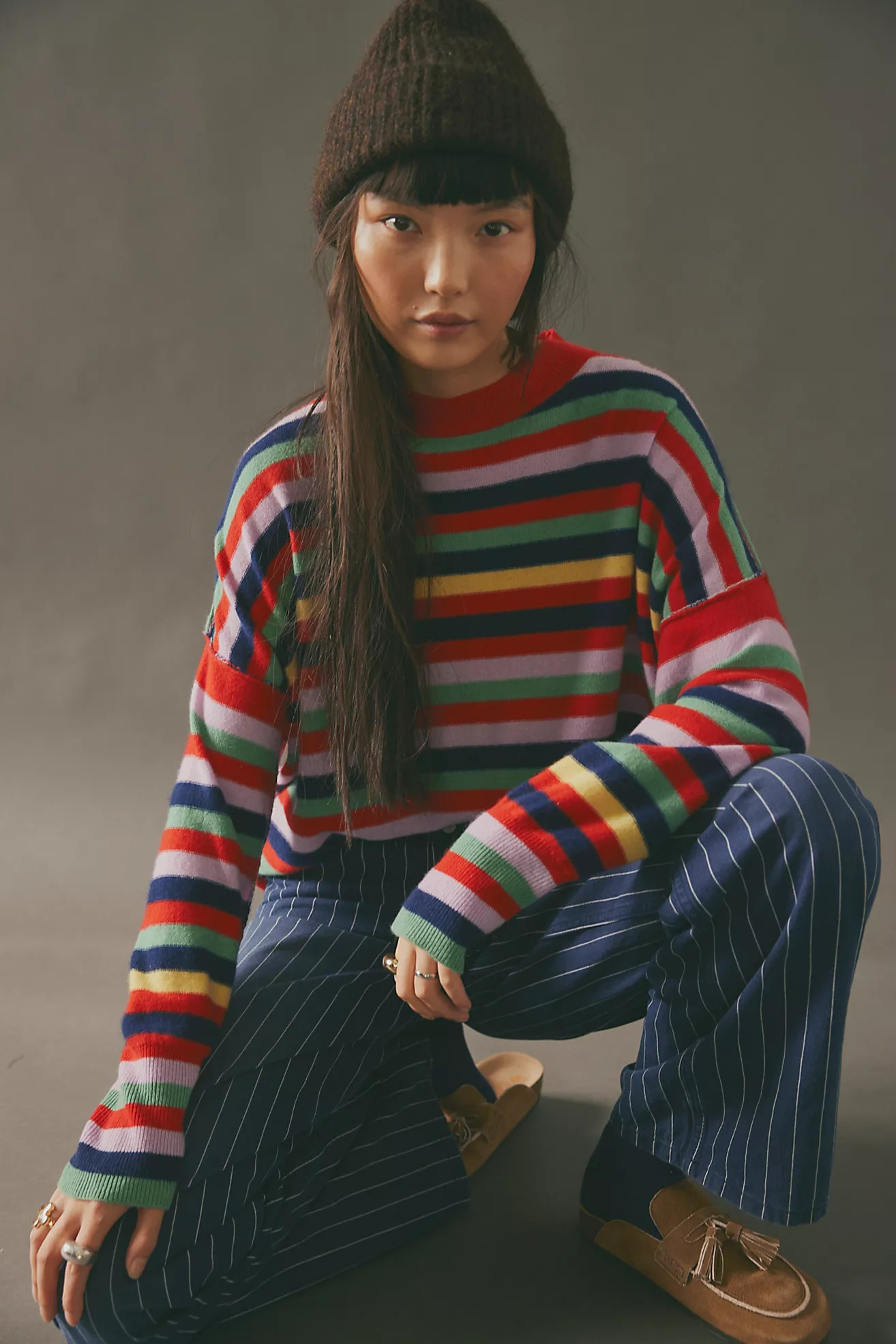Tomorrow Stripe Cashmere Sweater | Free People (Global - UK&FR Excluded)