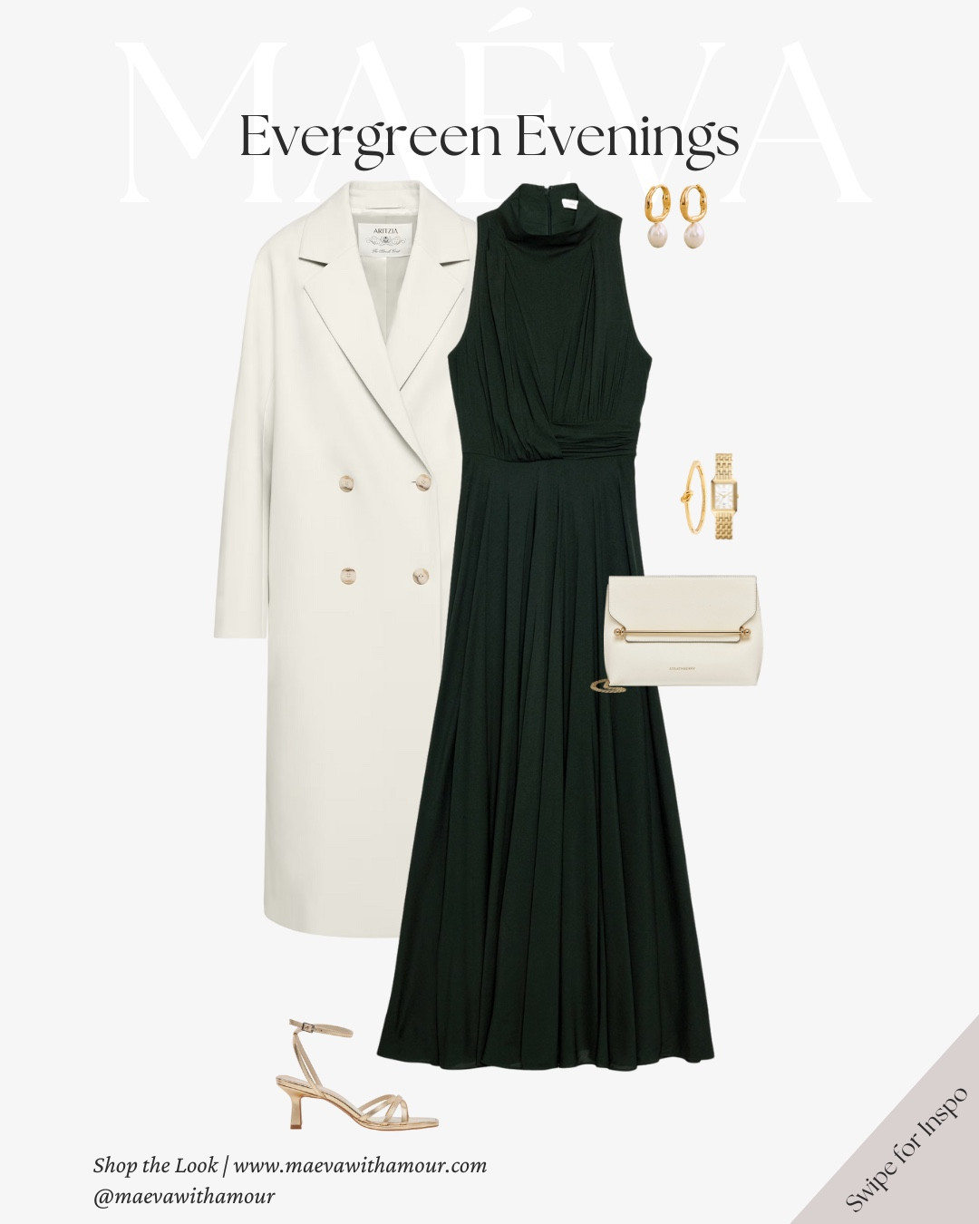 Evergreen Evenings 🌲 5 refined looks styled in rich green tones and soft neutrals to inspire winter moments spent out and about, from festive dinners to seasonal gatherings and everything in between ✨ Elegant layers, satin textures, cozy knits, and subtle metallic details come together to make winter dressing feel intentional, polished, and timeless! 

🤍 Adore these Looks? Comment SHOP to receive a DM with the link or head to the link in bio to shop the outfits & more! 

✨ Discover the latest article about this edit and French-inspired style at maevawithamour.com

👉 Save & Follow to discover French-inspired style and wardrobe tips, designed to elevate your everyday fashion!

With Amour, M.

#holidayparty #holidayoutfitinspo #festivestyle #frenchstyle #parisianstyle 

#LTKGiftGuide #LTKootd #LTKHoliday