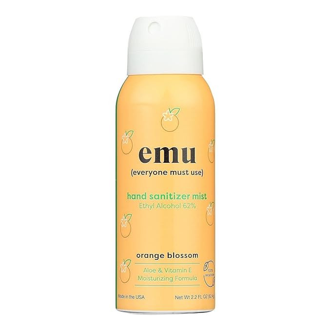 Emu Orange Blossom Hand Sanitizer Mist, 2.2 Fz | Amazon (US)