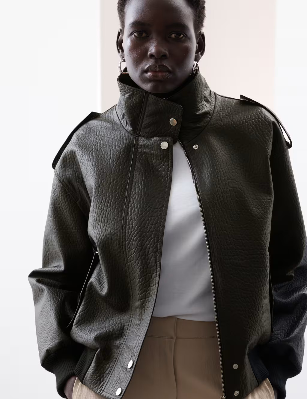 Leather Bomber Jacket | Marks & Spencer (UK)