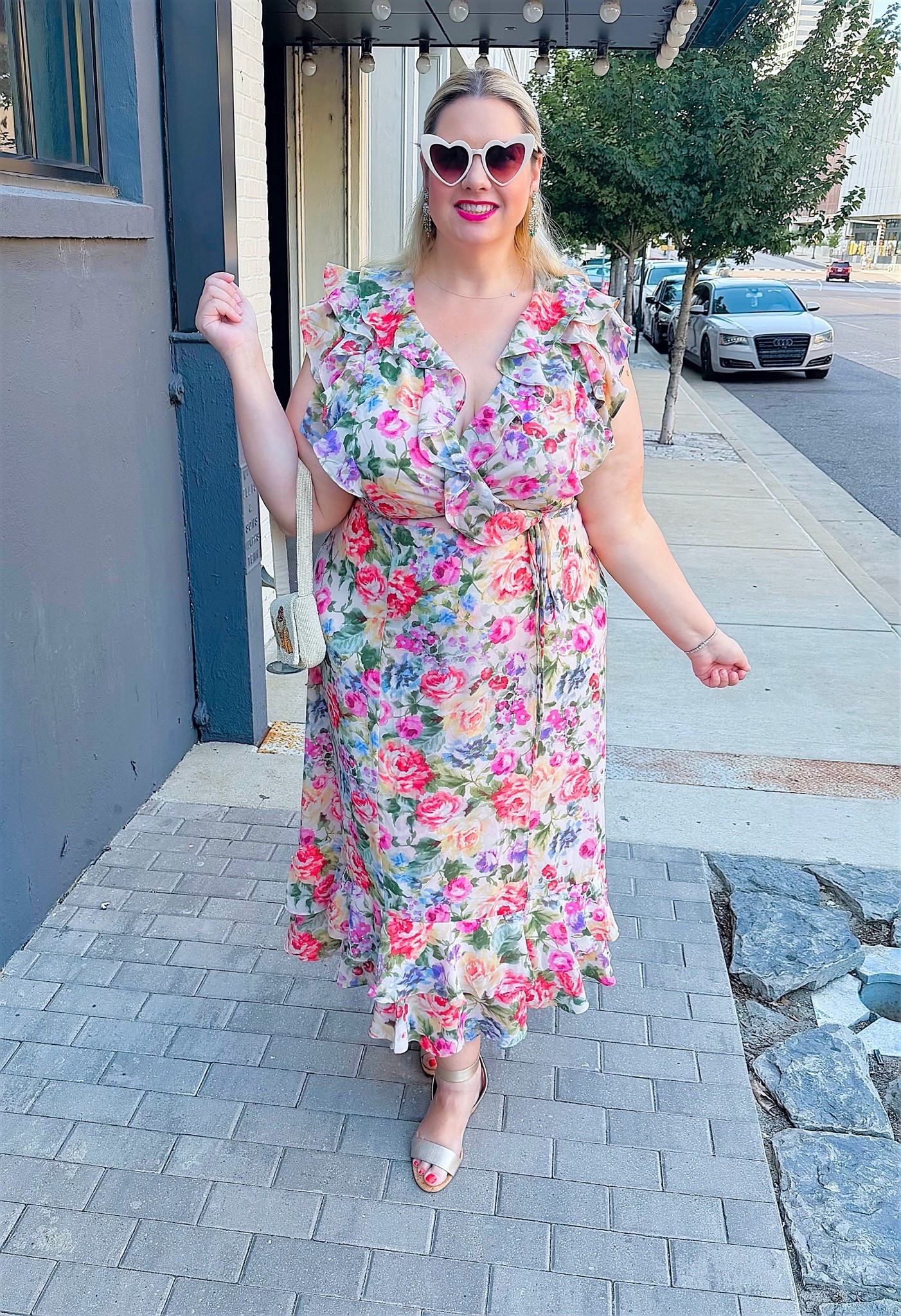 Loving this watercolor floral dress 💕 It was perfect for my birthday dinner night out

#LTKPlusSize #LTKdayinmylife #LTKOver40