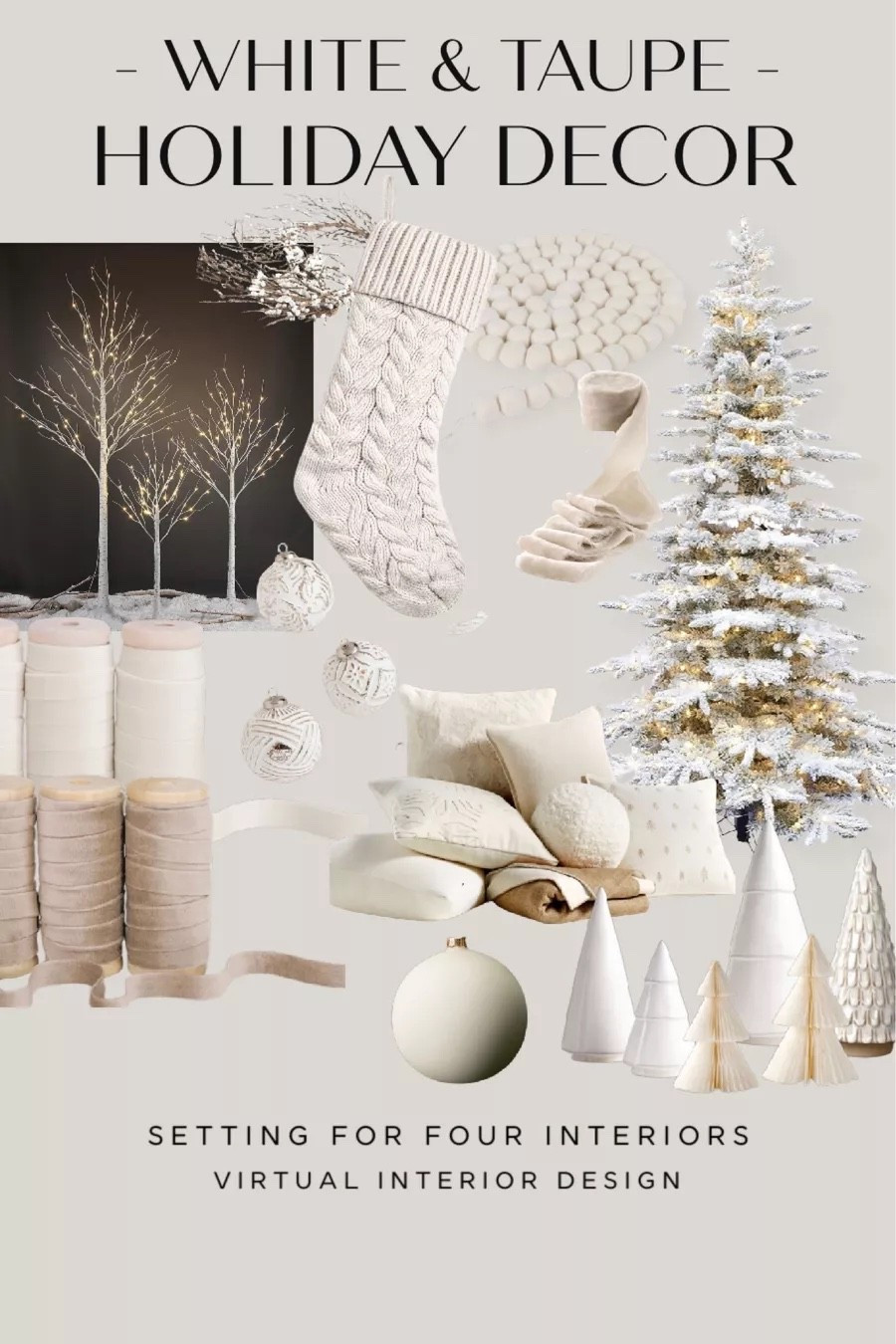 Neutral White and Taupe Holiday Decor

Birch tree, flocked tree, Christmas decor, holiday decor, garland, ornaments, neutral, organic modern, transitional, minimalist, traditional, snow, winter wonderland, Christmas stocking, Christmas mantle decor, living room, Restoration Hardware style, Amazon must haves, Walmart, Target, Studio McGee #LTKHoliday

#LTKFindsUnder100 #LTKFindsUnder50 #LTKHome