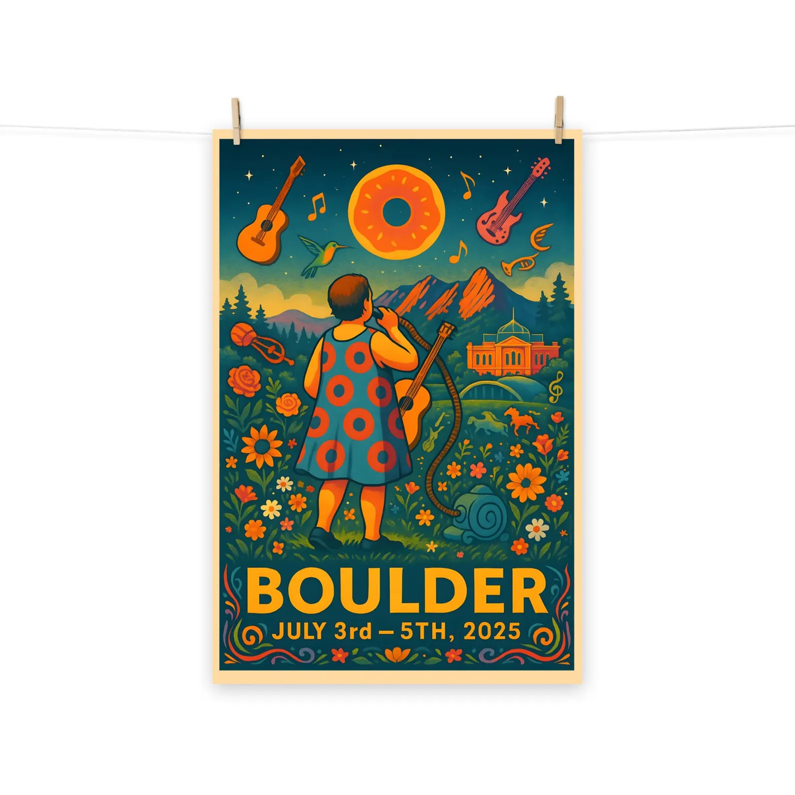 Phish Poster Summer Tour 2025 Boulder Lot Poster Phish Print | Etsy (Global)
