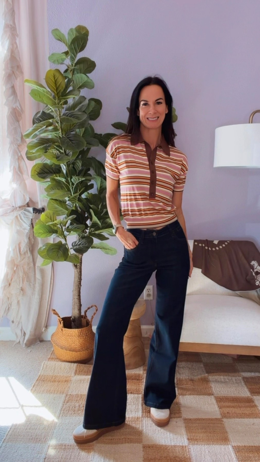 I didn’t realize how much my jeans were working against me until I tried these on.

These are the Ruti Palazzo jeans — a clean midrise, structured wide leg, and that perfect dark wash that instantly elevates even the simplest top. Polished, flattering, and comfortable enough to wear all day without adjusting once.

I styled them casual here, but throw on a blazer and you’ve got instant impact.
This is the kind of denim that makes getting dressed feel effortless again.

If you care about fit, movement, and timeless style… these are it.

Wearing S top and size 2 denim

#nicolecoleestyle #ltkstyletip 
#ModernWomenStyle
#ElevatedEveryday
#ChicAtAnyAge 

 

 

#LTKdayinmylife #LTKgrwm #LTKootd