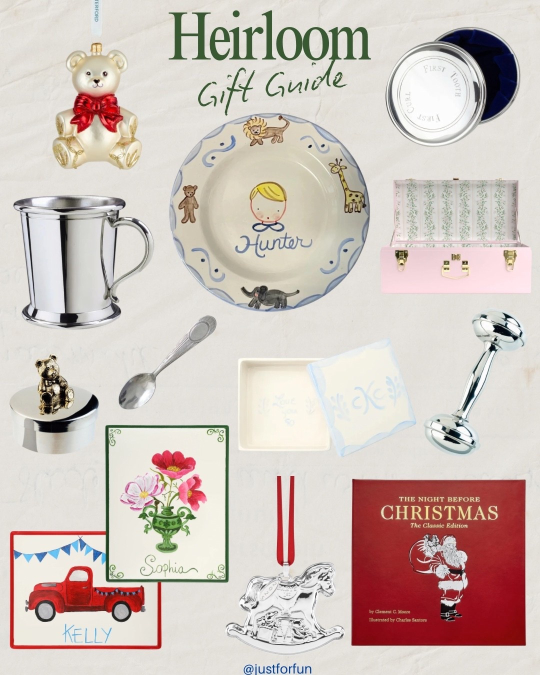 My heirloom gift guide ❤️💚

#LTKHoliday #LTKBaby #LTKGiftGuide