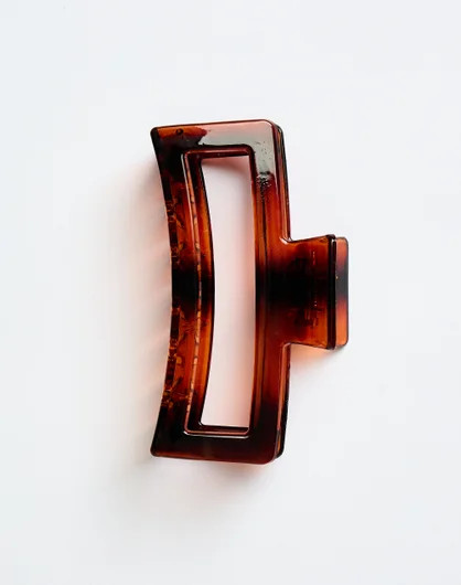 Large Rectangle Claw Clip in Brown Tort | Glassons | Glassons (NZ)
