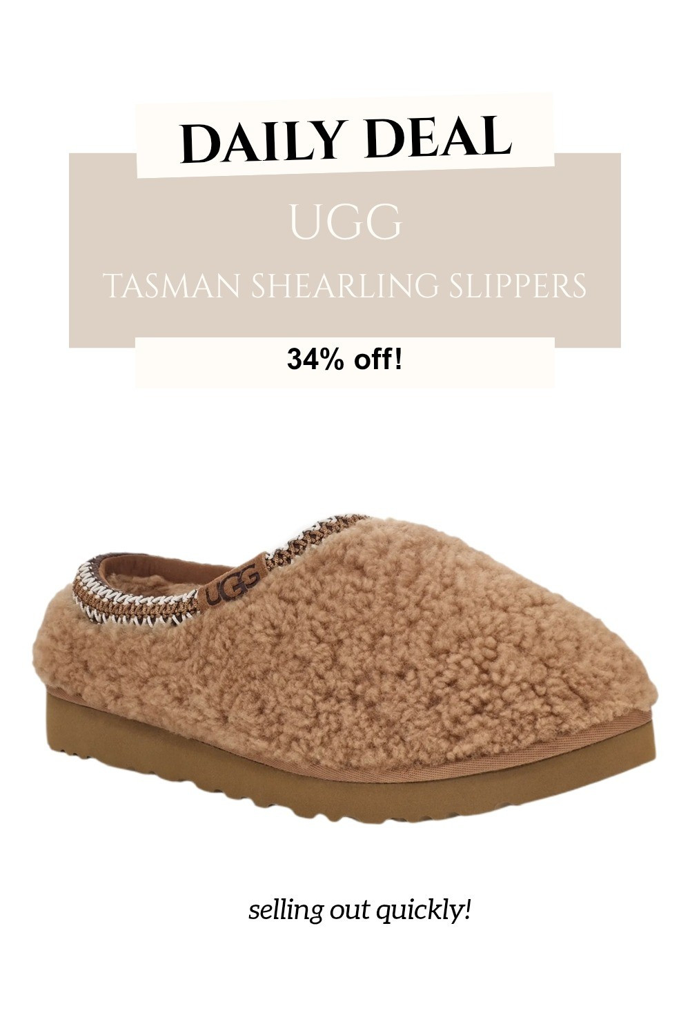 These UGG Tasman slippers are on crazy sale! Run, don't walk - inventory is already low! 

#LTKSaleAlert #LTKFindsUnder100