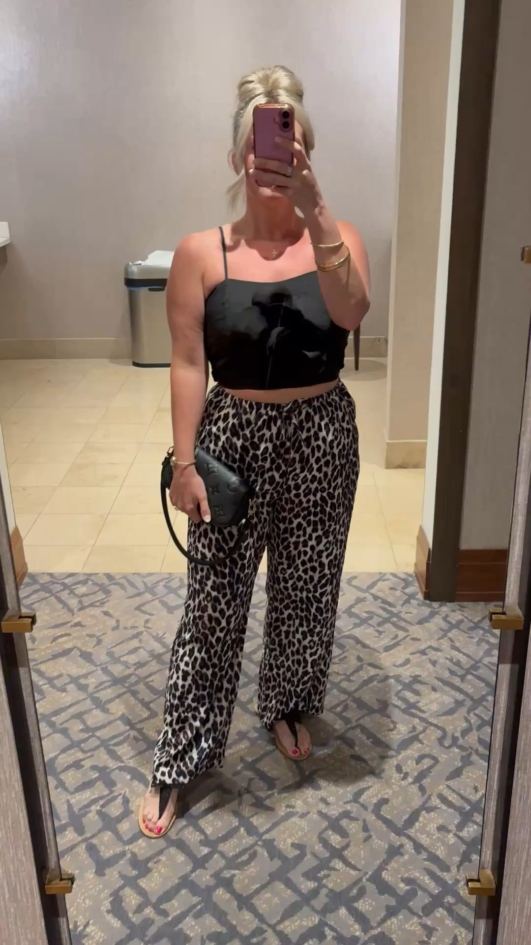 Love this too with the big floral embellishment! Looks designer but is under $30. Top is TTS, size 1 up on pants.

Date Night Outfit. Designer Inspired. Girls Night Outfit. Leopard Pants. Louis Vuitton. Summer 2026 Outfit

#LTKootd #LTKgrwm #LTKOver40

Comment SHOP below to receive a DM with the link to this post on my LTK ⬇ https://liketk.it/6dYYS

#LTKdayinmylife #LTKootd #LTKgrwm