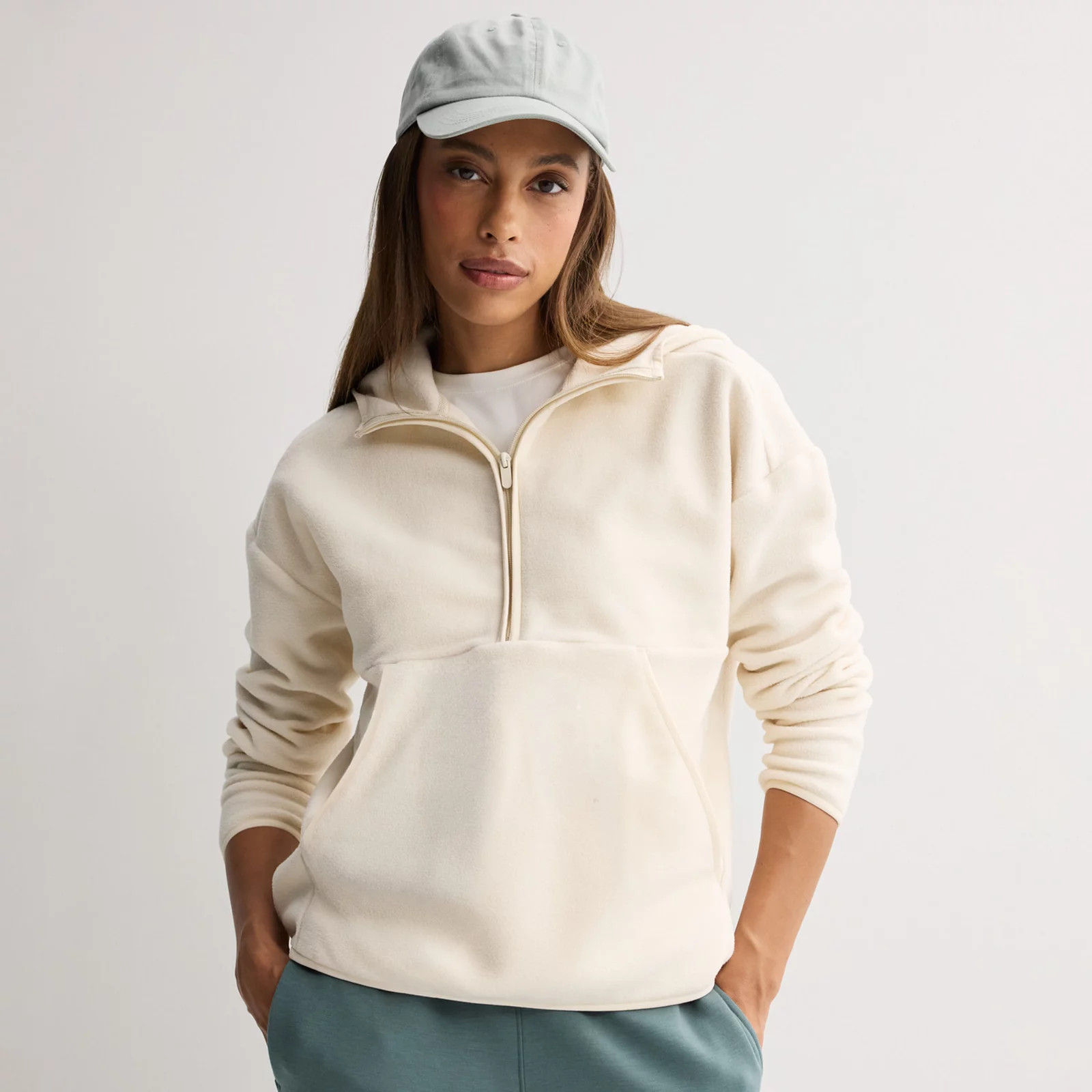 Women's Tek Gear\u00ae Micro Fleece Half-Zip Hooded PulloverTek Gear | Kohl's