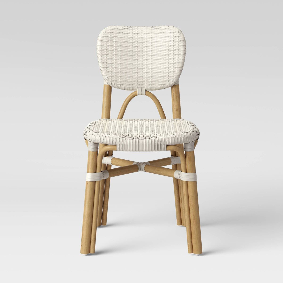 Canton Rattan and Woven Dining Chair White - Threshold™ | Target