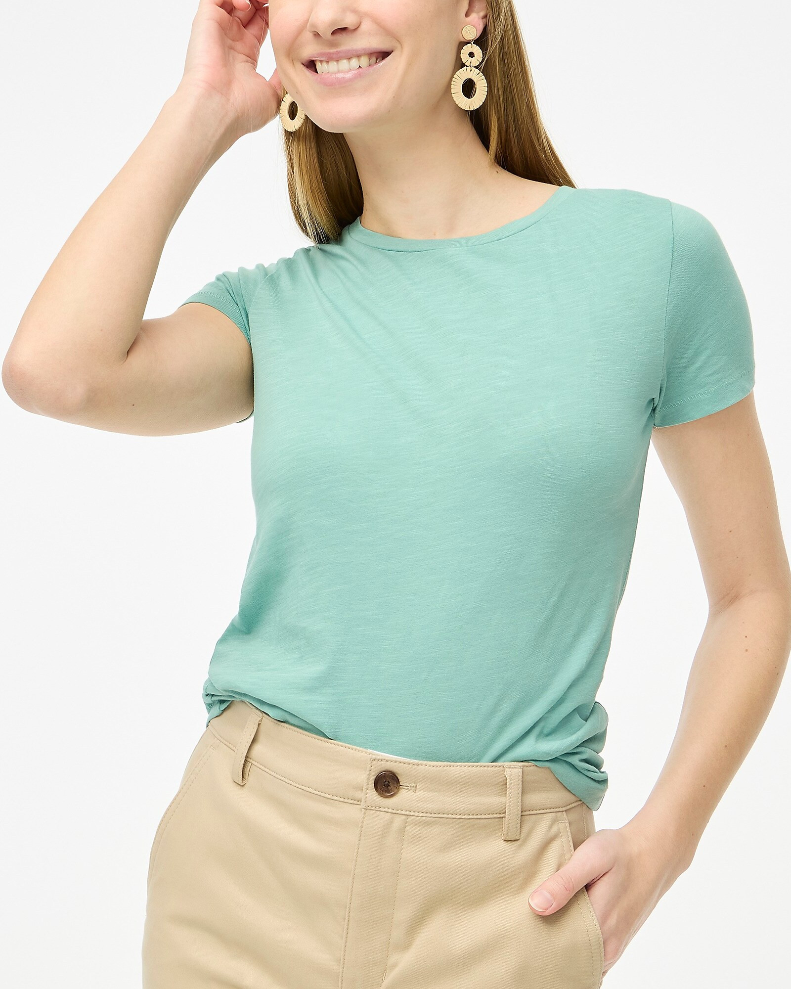 Vintage slub cotton crewneck tee | J.Crew Factory