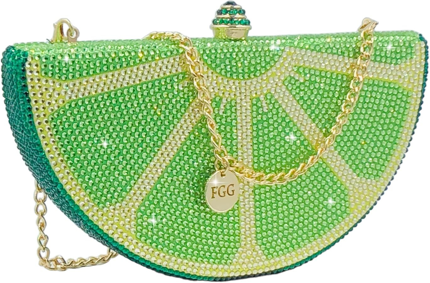 Boutique De FGG Mini Fruits Rhinestone Clutch Purses for Women Dressy,Sparkly Crystal Clutch Even... | Amazon (US)