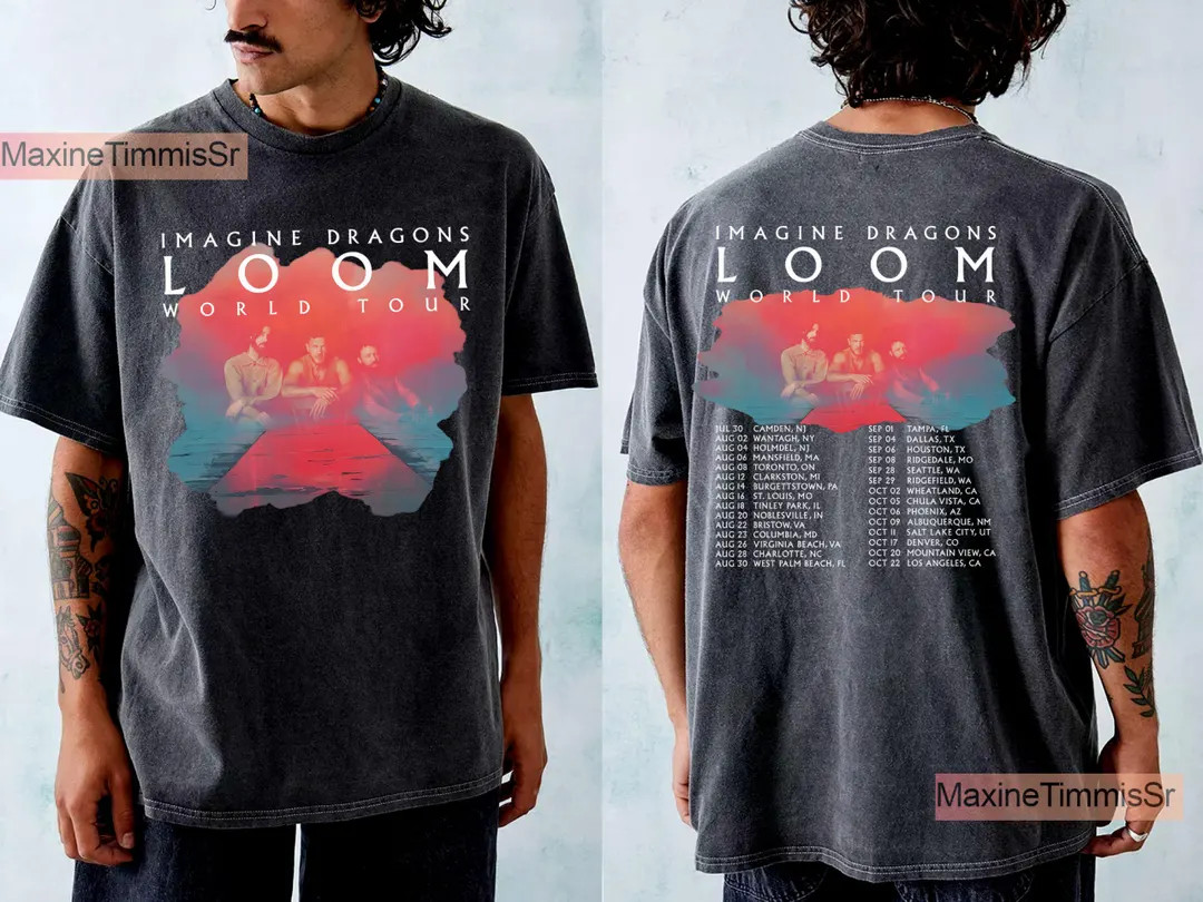 Imagine Dragons Loom Tour 2024 Shirt, Imagine Dragons Band Fan Shirt, Imagine Dragons 2024 Concer... | Etsy (US)