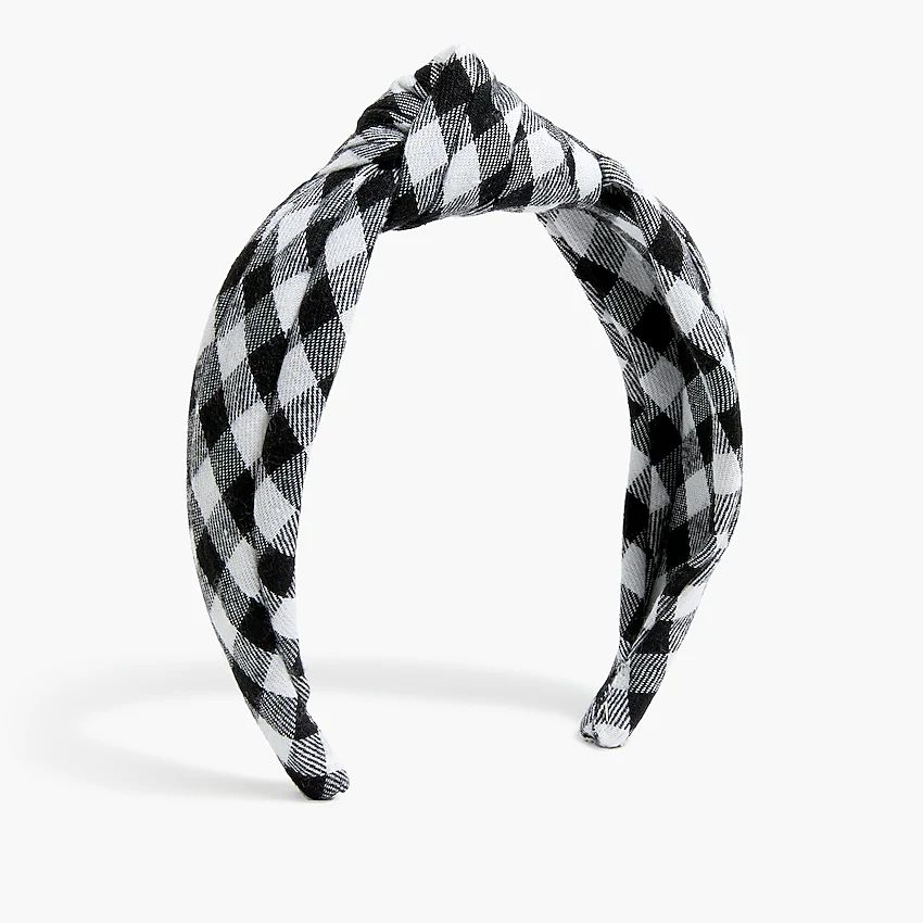 Flannel knot headband | J.Crew Factory