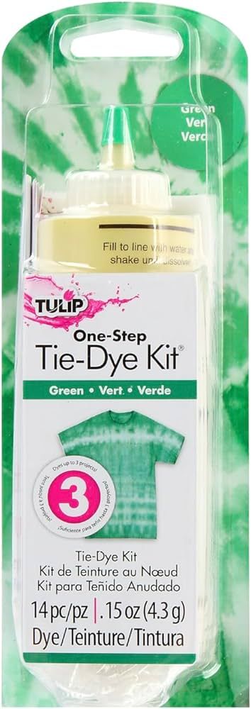 Tulip One-Step Tie-Dye Kit Tulip Fabric Dye Open Stock 21546 Fdy Opstk Green 3/36, As Detailed | Amazon (US)