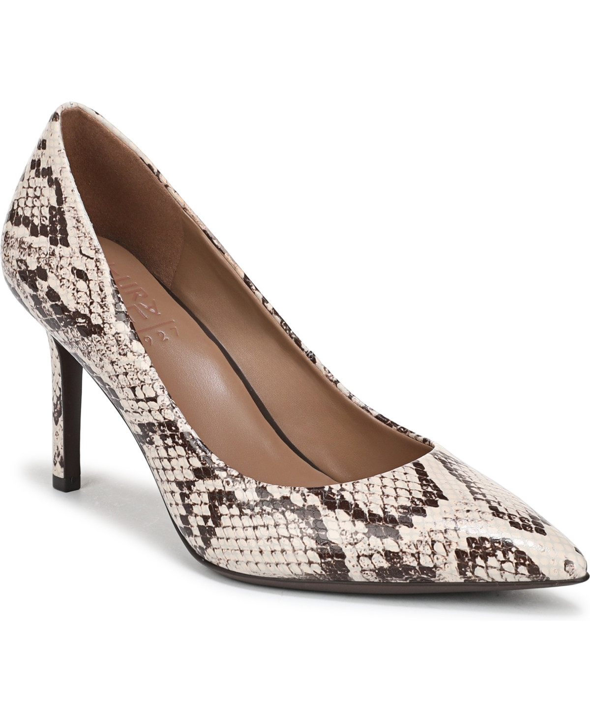 Naturalizer Women's Anna Pointed Toe Dress Pumps - Beige Snake Print Leather | Macy's