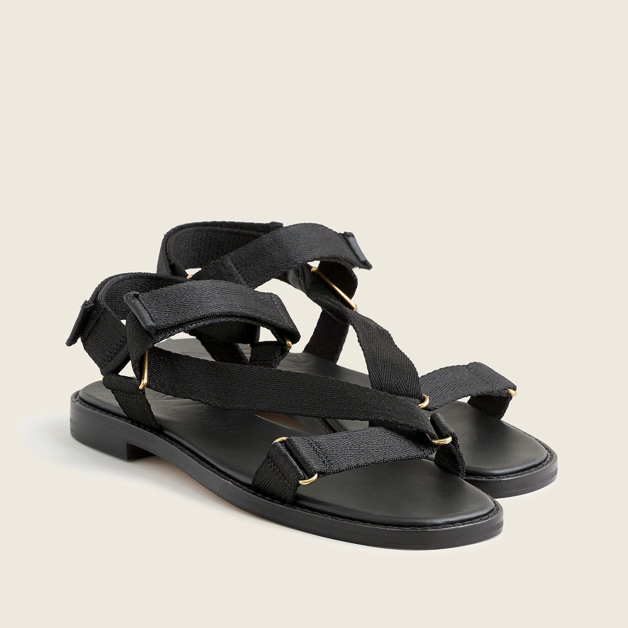 Canvas sporty strap sandals | J.Crew US