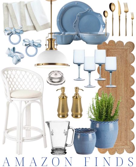 blue kitchen finds | living room | bedroom | home decor | home refresh | bedding | nursery | Amazon finds | Amazon home | Amazon favorites | classic home | traditional home | blue and white | furniture | spring decor | coffee table | southern home | coastal home | grandmillennial home | scalloped | woven | rattan | classic style | preppy style

#LTKhome