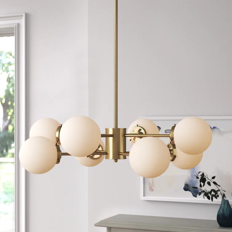 Millender 8-Light Dimmable Sputnik Modern Linear Chandelier | Wayfair North America