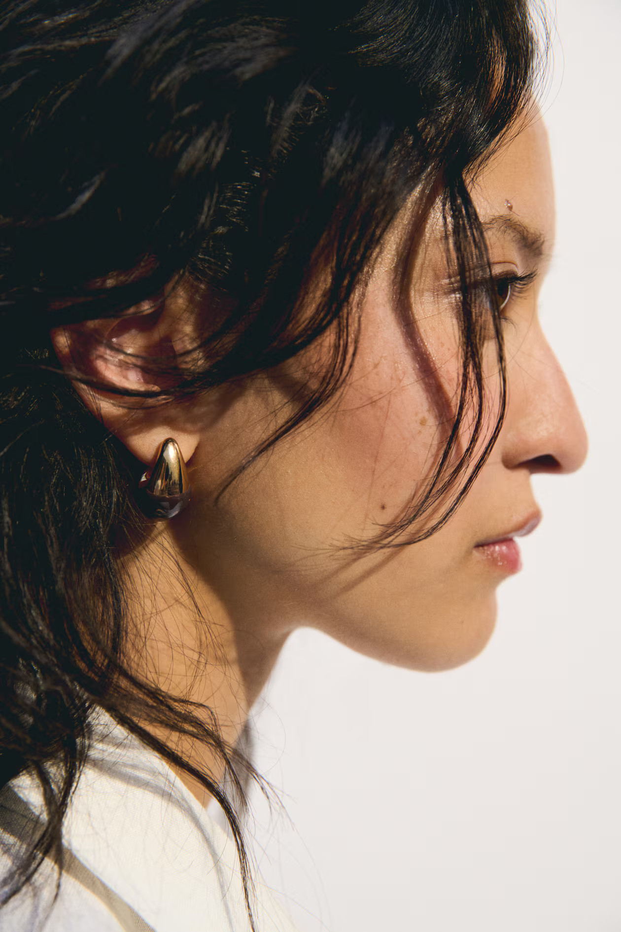 - Chunky Dome Earrings - Gold-colored/dark brown - Ladies | H&M US | H&M (US + CA)