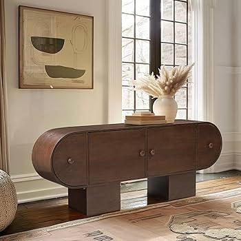 Meridian Furniture 77044Brown Harlow Collection Art Deco Sideboard/Buffet with Rich Brown Finishe... | Amazon (US)