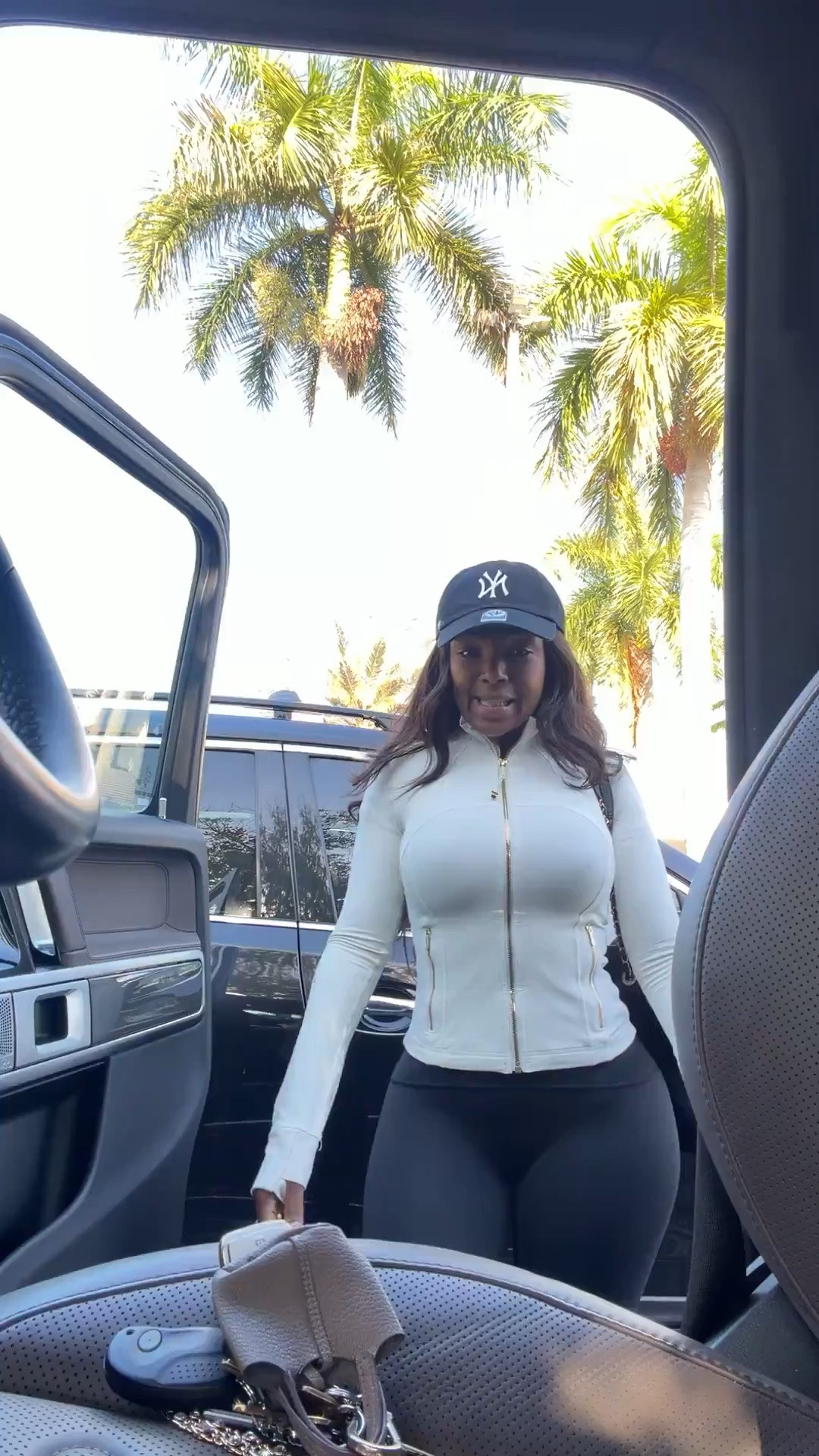 Hi Babes!

Okay this little athleisure look is one of those outfits that makes running errands feel put together. The fitted zip jacket snatches the waist, the black leggings balance everything out, and the NY cap gives it that effortless off-duty look.

If you're petite and curvy, this style works so well because the jacket creates shape without feeling bulky and the monochrome bottom half helps elongate the legs.

Where to wear this:
• School drop-off
• Coffee runs
• Travel days
• Weekend errands
• Casual lunch with friends

Undergarments: seamless bra and seamless thong for the smoothest fit under leggings.

Everything is linked below.

xx Kira | IG: KirasFashionFinds

5'4" | 140 LBS | 34D - 27 - 40 | Size Small | 27/4 Long

Follow me on Instagram and YouTube @kirasfashionfinds

#LTKgrwm #LTKPetite #LTKBeauty