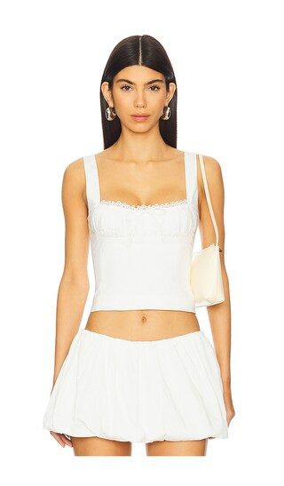 Luara Top in White | Revolve Clothing (Global)