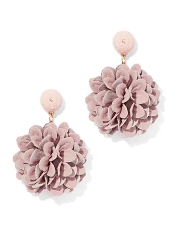 FTF Suede Flower Earring | New York & Company